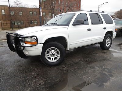 White durango slt 4x4 103k hwy miles 8 pass 4.7l v8 ex govt pw pl psts