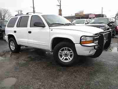 WHITE DURANGO SLT 4X4 103K HWY MILES 8 PASS 4.7L V8 EX GOVT PW PL PSTS, US $4,995.00, image 2