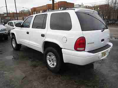 WHITE DURANGO SLT 4X4 103K HWY MILES 8 PASS 4.7L V8 EX GOVT PW PL PSTS, US $4,995.00, image 3