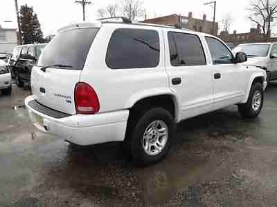 WHITE DURANGO SLT 4X4 103K HWY MILES 8 PASS 4.7L V8 EX GOVT PW PL PSTS, US $4,995.00, image 4