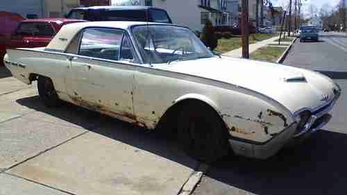 1963 Ford Thunderbird Barn Find,One Owner Loaded,rare color,parts car restore,62, image 11
