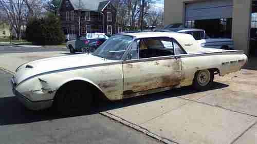 1963 Ford Thunderbird Barn Find,One Owner Loaded,rare color,parts car restore,62, image 16