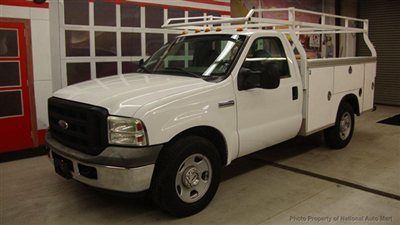 In az - 2006 ford f-350 xl utility work truck 9' royal body ladder rack 1 owner
