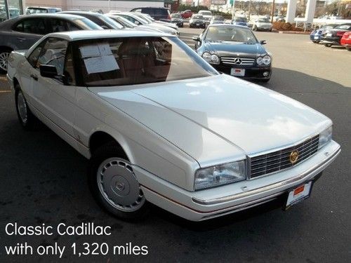 1989 cadillac allante' 2 door coupe convertible