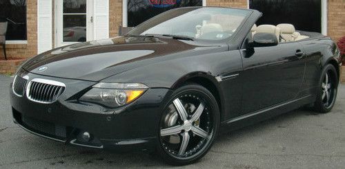 2005 bmw 645ci convertible 47k miles &amp; 20 inch rims