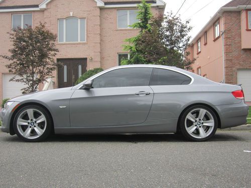 2007 bmw 335i coupe! gun met/red navsport/prem-pkg xenon push-start moonrof allo