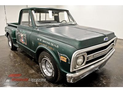 1970 chevrolet c10 stepside pickup 350 automatic ps pb dual exhaust bench seat