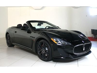 New! 2013 maserati gran turismo mc, nero/nero