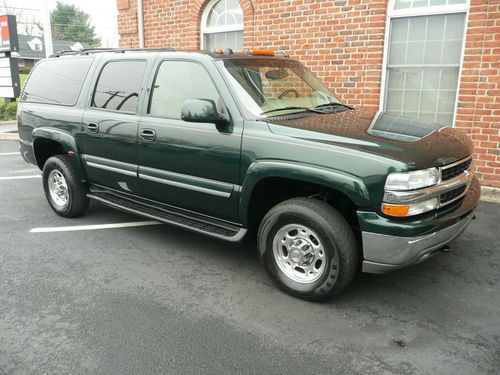 2004 suburban 2500 hd lt 4x4 quadrasteer 8 passenger bose dvd 116k miles 1-owner