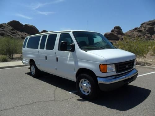 2007 ford e350 xlt 15 passenger low miles