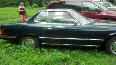 1976 Blue Mercedes 450SL. Excellent Condition!! Hard Top and Convertible, image 21