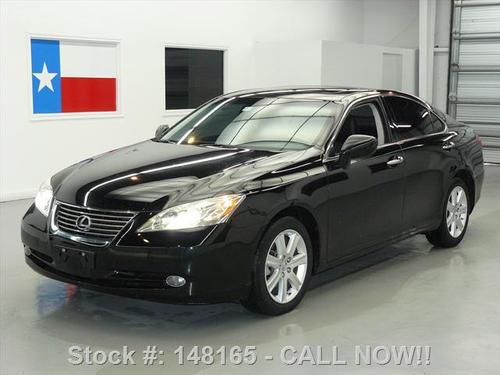 2007 lexus es 350 sunroof climate seats blk on blk 75k texas direct auto