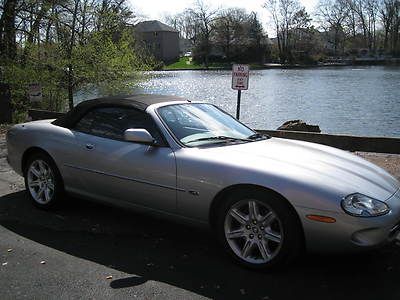 2000 jaguar 52k miles  conv.silver on black low miles super clea