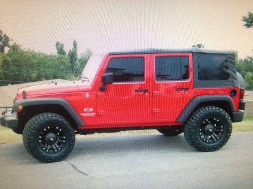 2007 jeep wrangler unlimited x sport utility 4-door 3.8l