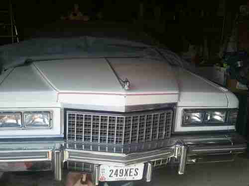 1976 Coupe Deville Cadillac White/Red Vinyl half top, US $30,000.00, image 2