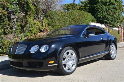 2005 bentley continental gt coupe. beluga over cognac. 28k miles. clean.