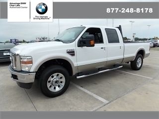 F250 f-250 lariat 6.4l diesel 4x4 4wd upfitter leather power stroke crew cab sat