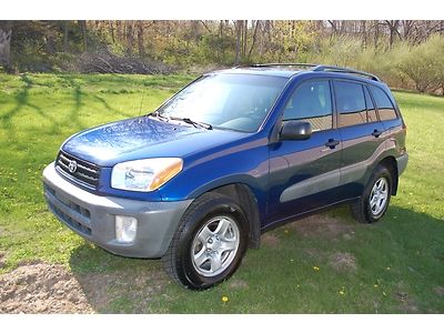 2001 toyota rav4 auto 4wd 4x4 new tires nice blue power windows lock cruise