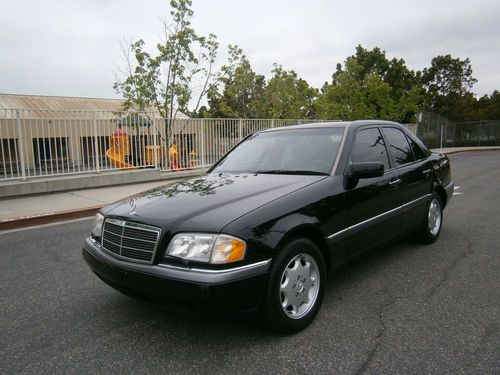 1997 mercedes-benz c230 base sedan 4-door 2.3l super low 76k miles, no reserve