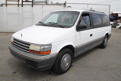 1993 plymouth grand voyager le low miles automatic 6 cylinder no reserve