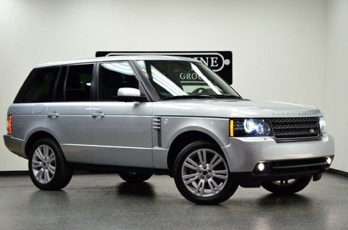 2012 range rover hse luxury silver/blk w/ 7k miles