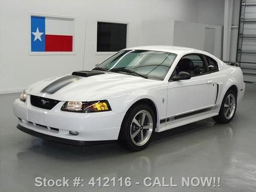 2003 ford mustang mach 1 auto leather shaker hood 14k!! texas direct auto