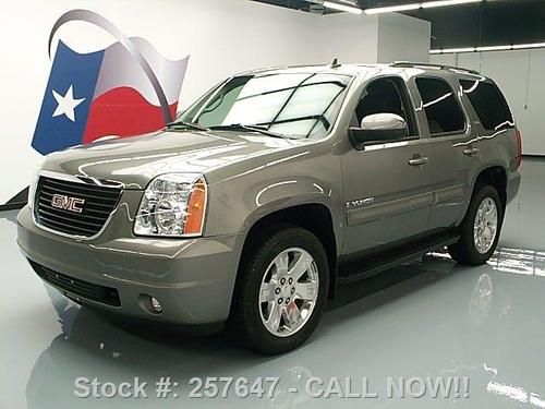 2008 gmc yukon 4x4 slt 7 pass nav rear cam dvd 20's 39k texas direct auto