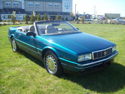 1993 cadillac allante value leader convertible 2-door 4.6l northstar/ pin fin