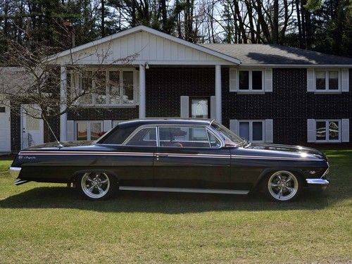 1962 impala sport coupe black gorgeous and nitrous !!!