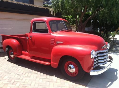 1950 chevrolet 1500 5 window, frame off restoration