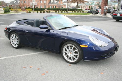 2001 porsche 996 cabriolet with hardtop - 41k miles