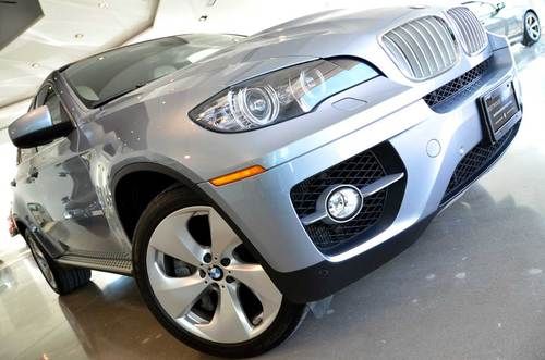 10 bmw x6 activehybrid loaded headup coldweather navigation camera 20' wheels nr