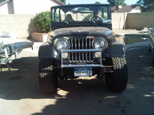 Jeep cj5 1972 black 360v8