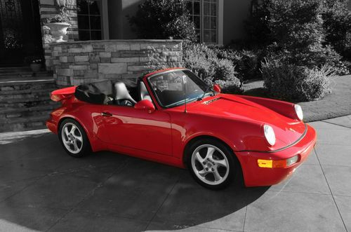 1984 porsche 911 turbo look  cabriolet convertible