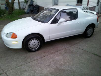 1994 honda del sol white florida car no reserve automatic convertible tune up