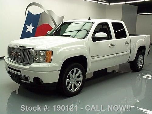 2009 gmc sierra denali crew leather sunroof nav 39k mi texas direct auto