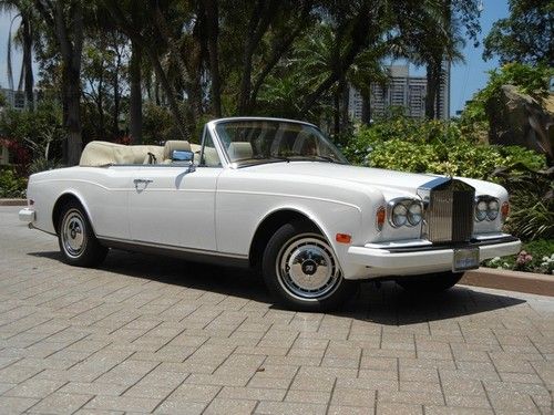 1994 rolls royce corniche iv only 18k white showroom