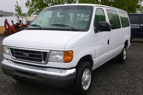 2007 ford e350 12 passenger van 5.4l v8 auto a/c only 36k miles