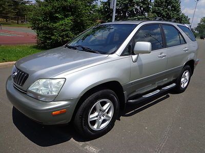2001 lexus rx 300 suv 6 cyl auto 1 owner clean carfax loaded dvd/cass player