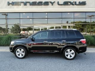 Toyota highlander limited fwd third row leather one owner