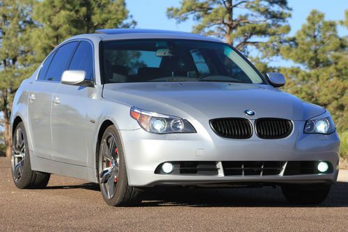 E60 bmw 525i daily driver like 545i 550i m5 but with great mpg!  no reserve sale