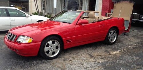 2000 mercedes-benz sl500 roadster convertible 2-door 5.0l both tops both keys