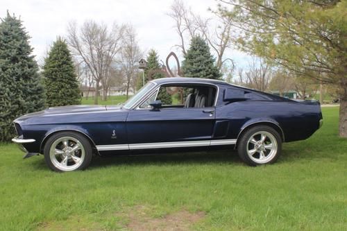 Beautiful 1968 mustang fastback shelby clone restomod rotisserie restored