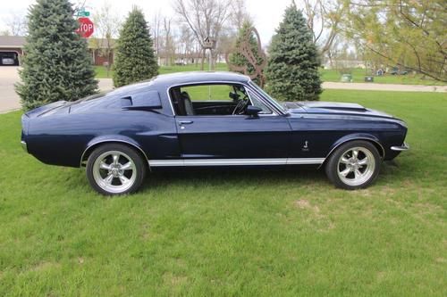 BEAUTIFUL 1968 Mustang Fastback Shelby Clone Restomod Rotisserie Restored, image 2