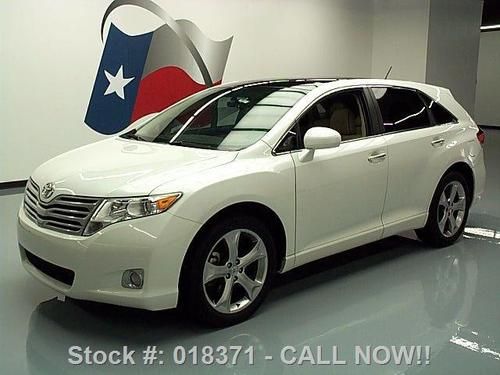 2009 toyota venza htd leather pano sunroof nav rear cam texas direct auto