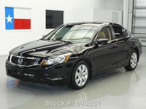 2009 honda accord ex-l heated leather sunroof only 18k texas direct auto