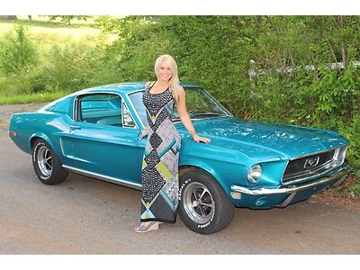 1968 ford mustang fastback 302 automatic power steering bargain buy video