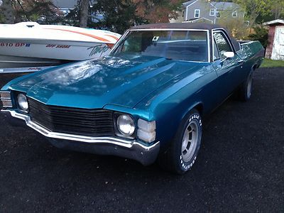 1972 chevy elcamino 327 v8 ac power disc brakes no reserve