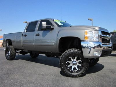 2008 chevrolet silverado long bed duramax diesel crew cab lt 4x4 truck low miles