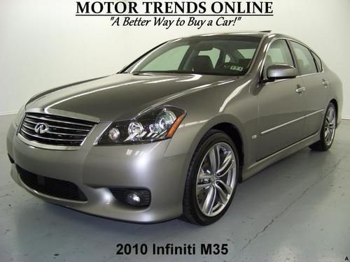 Sport navigation rearcam sunroof htd ac seats 2010 infiniti m35 m35 s 48k